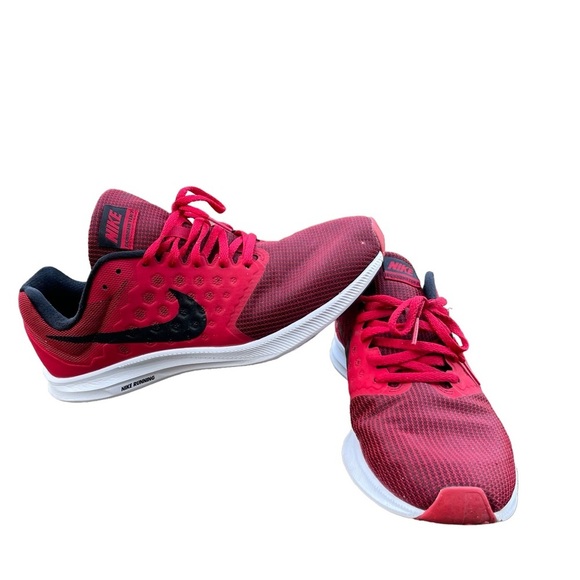 Nike Downshifter‎ 7 Lo Red Running Shoes Size: 10 - Picture 1 of 10